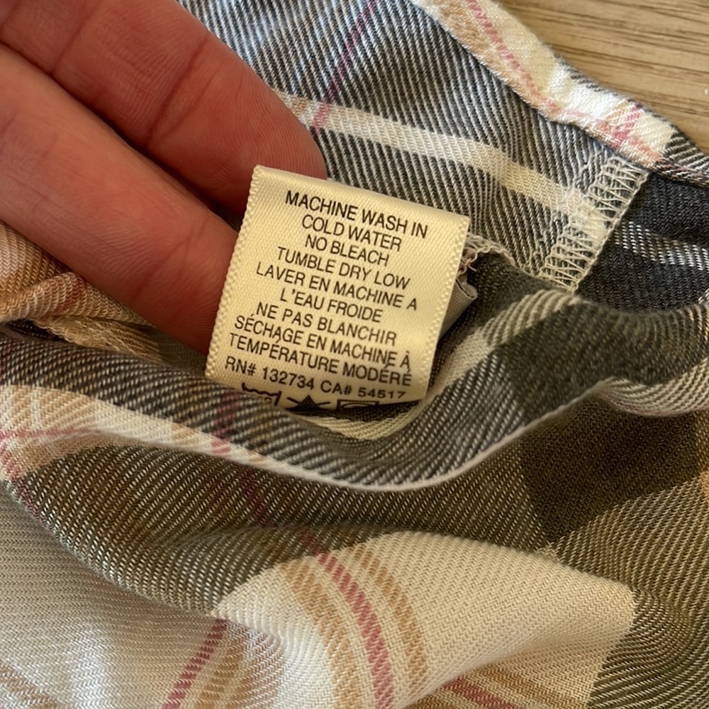 Anthropologie Cloth and Stone plaid top - Picture 5 of 5